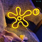 Flower Clouds Anime Neon Sign